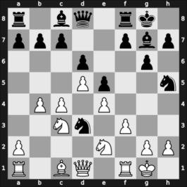 1958 Reggio Emilia ITA – Round 5 – Piccinini, Giorgio – 0-1 – Primavera, Giuseppe – G7