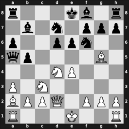 1958 Riga Ch – Round 5 – Mileika, Janis – 0-1 – Peterson, Andrejs – G11