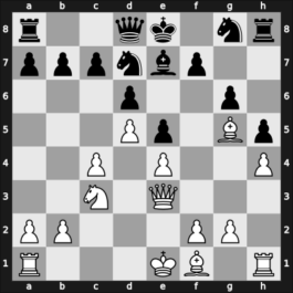 1958 Riga ch-URS – Round 1 – Taimanov, Mark E – 0-1 – Krogius, Nikolai V – G9