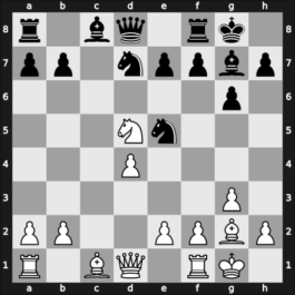 1958 Riga ch-URS – Round 1 – Kotov Lundqvist, Alex – 1-0 – Bannik, Anatolij – G16