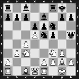 1958 Riga ch-URS – Round 1 – Taimanov, Mark E – 1/2-1/2 – Spassky, Boris Vasily – G24