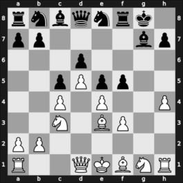 1958 Riga ch-URS – Round 1 – Tal, Mikhail – 0-1 – Boleslavsky, Isaac – G43