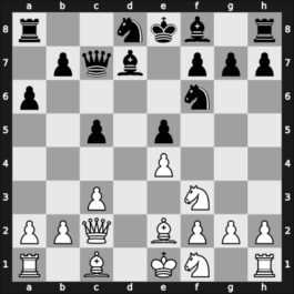 1958 Riga ch-URS – Round 1 – Bronstein, David I – 1-0 – Suetin, Alexey S – G50