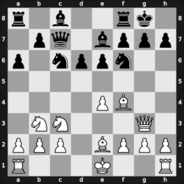1958 Riga ch-URS – Round 1 – Kortchnoi, V. – 0-1 – Taimanov, M. – G65