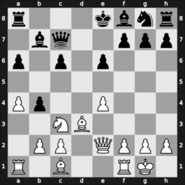 1958 Riga ch-URS – Round 1 – Krogius, Nikolai V – 0-1 – Korchnoi, Viktor – G67
