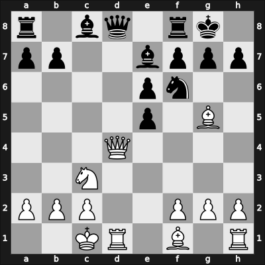 1958 Riga ch-URS – Round 1 – Korchnoi, Viktor – 1/2-1/2 – Furman, Slavomir – G72