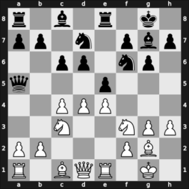 1958 Riga ch-URS – Round 10 – Kotov Lundqvist, Alex – 0-1 – Tal, Mikhail – G102