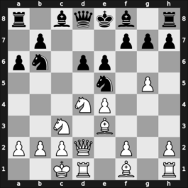 1958 Riga ch-URS – Round 13 – Krogius, Nikolai V – 1/2-1/2 – Petrosian, Tigran A. – G116
