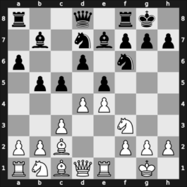 1958 Sarajevo – Round 1 – Rellstab, Ludwig – 1/2-1/2 – Eliskases, Erich – G5