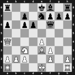 1958 Sarajevo ch YUG – Round 19 – Janosevic, Dragoljub – 1-0 – Karaklajic, Nikolas – G30
