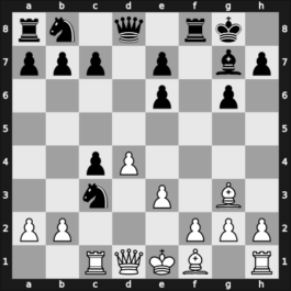 1958 Sochi – Round 1 – Borisenko, Georgy K – 0-1 – Korchnoi, Viktor – G2
