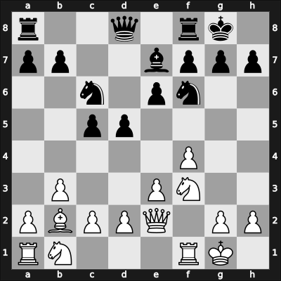 1958 Sofia – Round 1 – Tsvetkov, Alexandar K – 1/2-1/2 – Gerenski, Hristo – G17