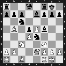 1958 Sofia – Round 9 – Radovici, Corvin – 1/2-1/2 – Pantaleev, Dimitar – G46