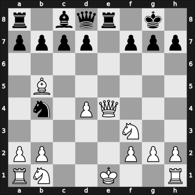 1958 Torneo de las Americas 1st – Round 1 – Gutierrez, Joaquin – 1/2-1/2 – De Greif, Boris – G5