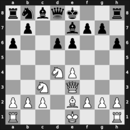 1958 Torneo de las Americas 1st – Round 8 – Munoz, Francisco – 0-1 – Panno, Oscar – G40