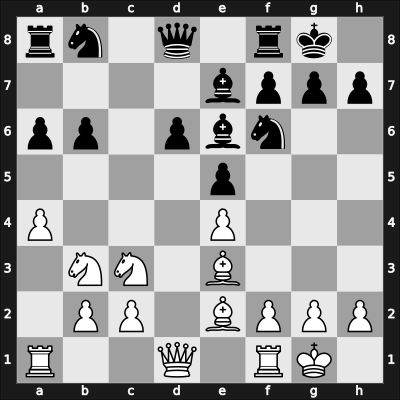 1958 Torneo de las Americas 1st – Round 9 – Argiles Perez, Jaime – 1/2-1/2 – De Greif, Boris – G43