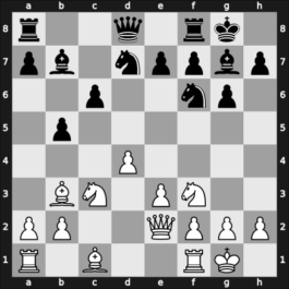 1958 Torneo de las Americas 1st – Round 10 – Cuellar Alfredo – 0-1 – Cuellar Gacharna, Miguel – G48