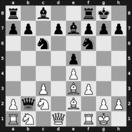 1958 Torneo de las Americas 1st – Round 11 – Munoz, Francisco – 0-1 – Perez Perez, Francisco Jose – G58