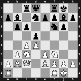 1958 Torneo de las Americas 1st – Round 11 – Davila, Edmundo – 0-1 – Alvarez Martin, Pedro – G60