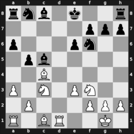 1958 UKR Ch – Round 6 – Gufeld, Eduard – 1/2-1/2 – Bannik, Anatolij – G25