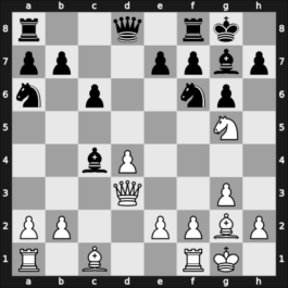 1958 UKR Ch – Round 6 – Zamikhovsky, Abram – 1/2-1/2 – Sakharov, Yuri N – G27