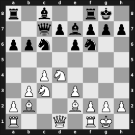 1958 UKR Ch – Round 8 – Zamikhovsky, Abram – 0-1 – Makarov, Andrei – G36