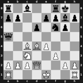 1958 UKR Ch – Round 9 – Shianovsky, Vladislav I – 1-0 – Gufeld, Eduard – G41
