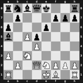 1958 UKR Ch – Round 12 – Sakharov, Yuri N – 1-0 – Bannik, Anatolij – G54