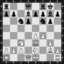 1958 URS Ch sf – Round ? – Tarasov, Vitaly – 1/2-1/2 – Osnos, Viatcheslav – G22