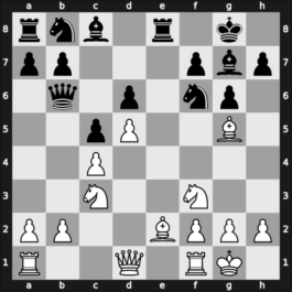 1958 URS Ch sf – Round ? – Tarasov, Vitaly – 1/2-1/2 – Gipslis, Aivars – G25
