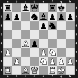 1958 URS Ch sf – Round ? – Simagin, Vladimir – 1/2-1/2 – Kholmov, Ratmir D – G28