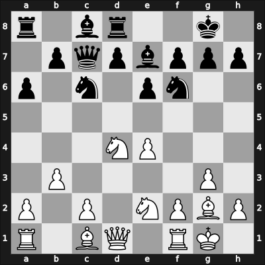 1958 URS Ch sf – Round ? – Kholmov, Ratmir D – 1-0 – Vladimirov, Boris T – G55