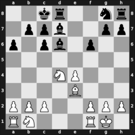 1958 URS Ch sf – Round ? – Rubel, Igor G – 1/2-1/2 – Byvshev, Vasily – G63