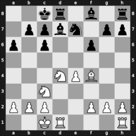 1958 Tashkent (URS Ch sf) – Round ? – Geller, Efim P – 1/2-1/2 – Korchnoi, Viktor – G64
