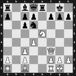 1958 URS Ch sf – Round ? – Grushevsky, Alexander – 1/2-1/2 – Kholmov, Ratmir D – G74