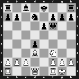 1958 URS Ch sf – Round ? – Bastrikov, Georgy – 1/2-1/2 – Tarasov, Vitaly – G79