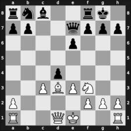 1958 URS-ch25 – Round ? – Tolush, Alexander V – 1/2-1/2 – Bannik, Anatolij – G5