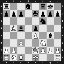 1958 URS-ch25 – Round ? – Spassky, Boris Vasily – 1/2-1/2 – Petrosian, Tigran V – G25
