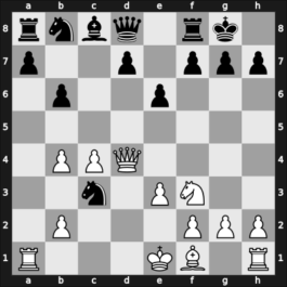 1958 Wageningen Caldex – Round 3 – Van Scheltinga, Theo – 1/2-1/2 – Donner, Jan-Hein – G7
