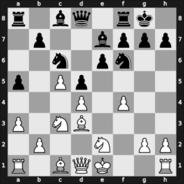 1958 WchT U26 fin-B 05th – Round 3 – Mititelu, Gheorghe – 1-0 – Momo, Suren – G17