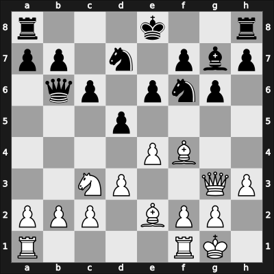 1958 World Championship 22th – Round 1 – Smyslov, Vladimir – 0-1 – Botvinnik, Mikhail – G1