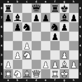 1958 World Championship 22th – Round 20 – Botvinnik, Mikhail – 1/2-1/2 – Smyslov, Vladimir – G19