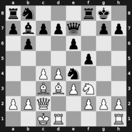 1958 YUG Ch 13th – Round 2 – Vukovic, Vladimir – 0-1 – Ivkov, Borislav – G11