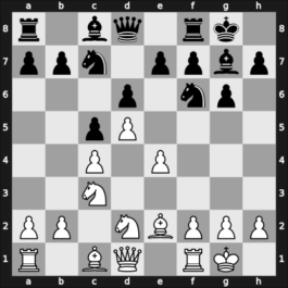 1958 YUG Ch 13th – Round 3 – Sofrevski, Jovan – 1/2-1/2 – Trifunovic, Petar – G14