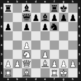 1958 YUG Ch 13th – Round 4 – Vukovic, Vladimir – 0-1 – Matanovic, Aleksandar – G21