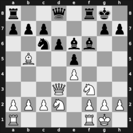 1958 YUG Ch 13th – Round 5 – Puc, Stojan – 1/2-1/2 – Matulovic, Milan – G31
