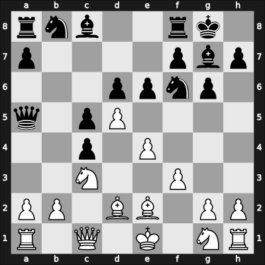 1958 YUG Ch 13th – Round 7 – Dimc, Dragutin – 1/2-1/2 – Bogdanovic, Rajko – G38
