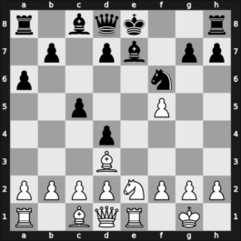 1958 YUG Ch 13th – Round 7 – Matanovic, Aleksandar – 0-1 – Janosevic, Dragoljub – G41