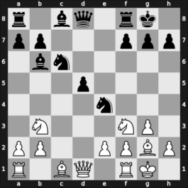 1958 YUG Ch 13th – Round 8 – Sokolov, Vladimir – 1-0 – Lukic, Arsenije – G43