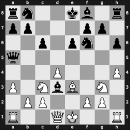 1958 YUG Ch 13th – Round 10 – Janosevic, Dragoljub – 1/2-1/2 – Ivkovic, Dusan – G61